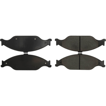 StopTech Street Brake Pads; Front With Shims