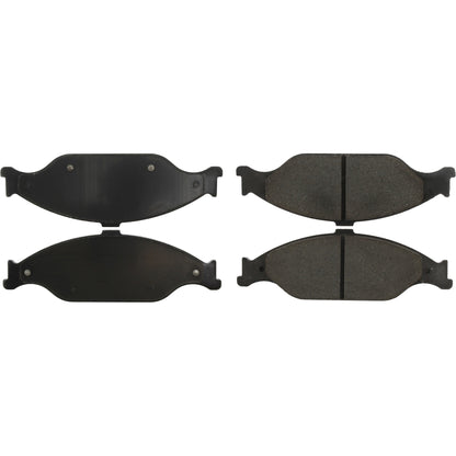 StopTech Street Brake Pads; Front With Shims