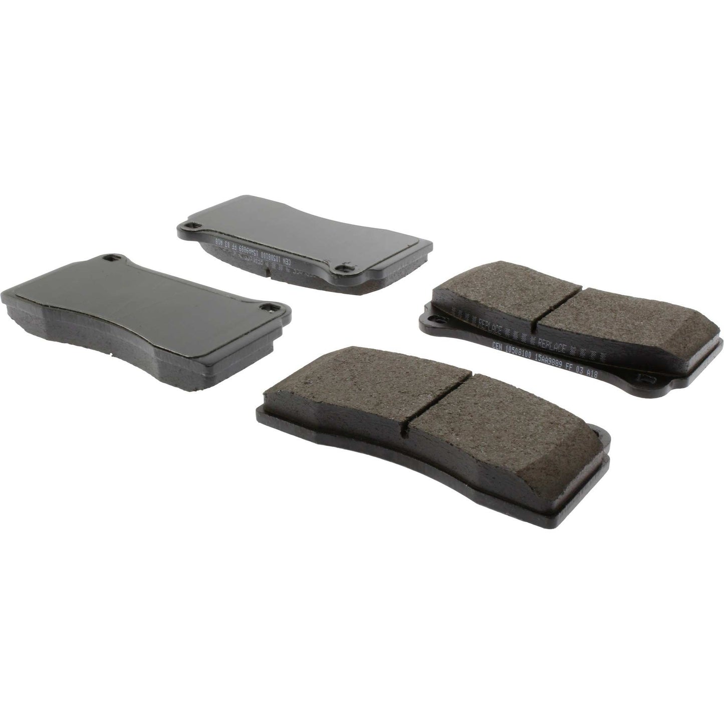 StopTech Street Brake Pads; Front, Rear With Shims