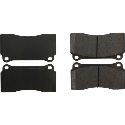 StopTech Street Brake Pads; Front, Rear With Shims