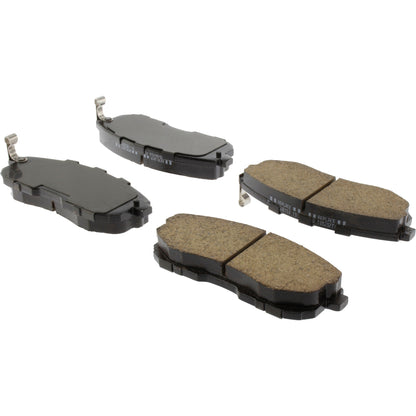 StopTech Street Brake Pads; Front With Shims