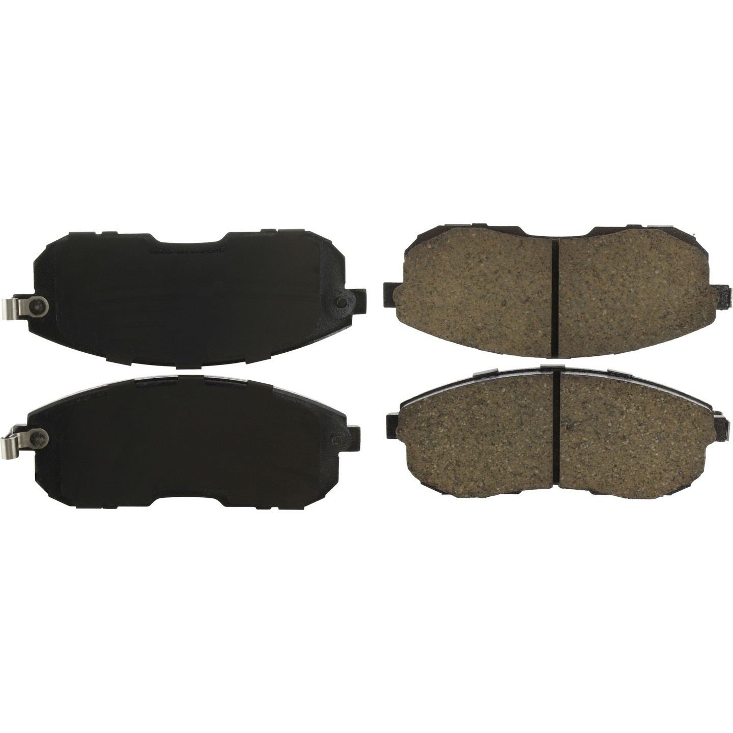 StopTech Street Brake Pads; Front With Shims