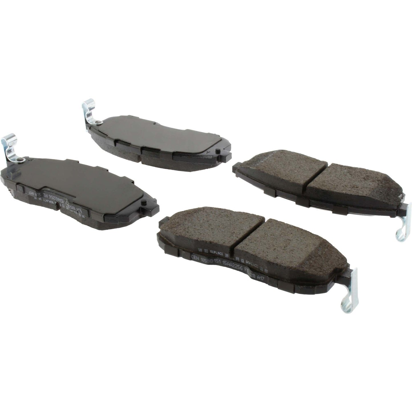 StopTech Street Brake Pads; Front With Shims