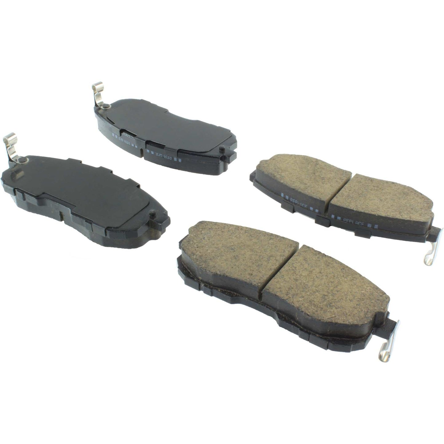 StopTech Street Brake Pads; Front With Shims And Hardware