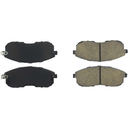 StopTech Street Brake Pads; Front With Shims And Hardware