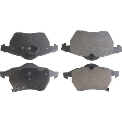 StopTech Street Brake Pads; Front With Shims
