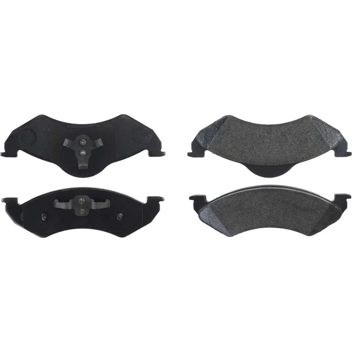 StopTech Street Brake Pads; Front With Shims