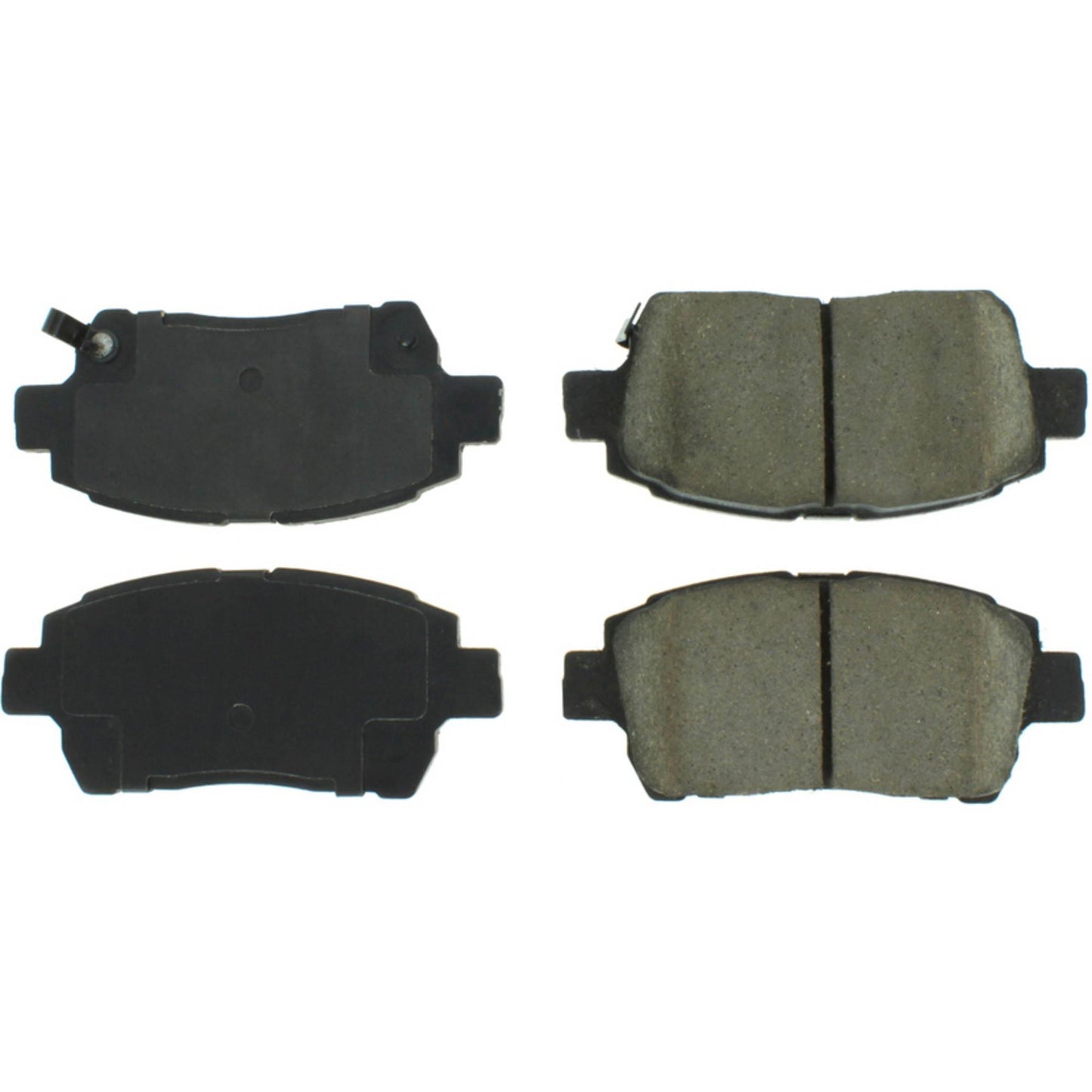 StopTech Street Brake Pads; Front With Shims