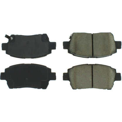 StopTech Street Brake Pads; Front With Shims