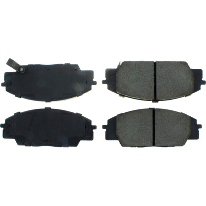 StopTech Street Brake Pads; Front With Shims