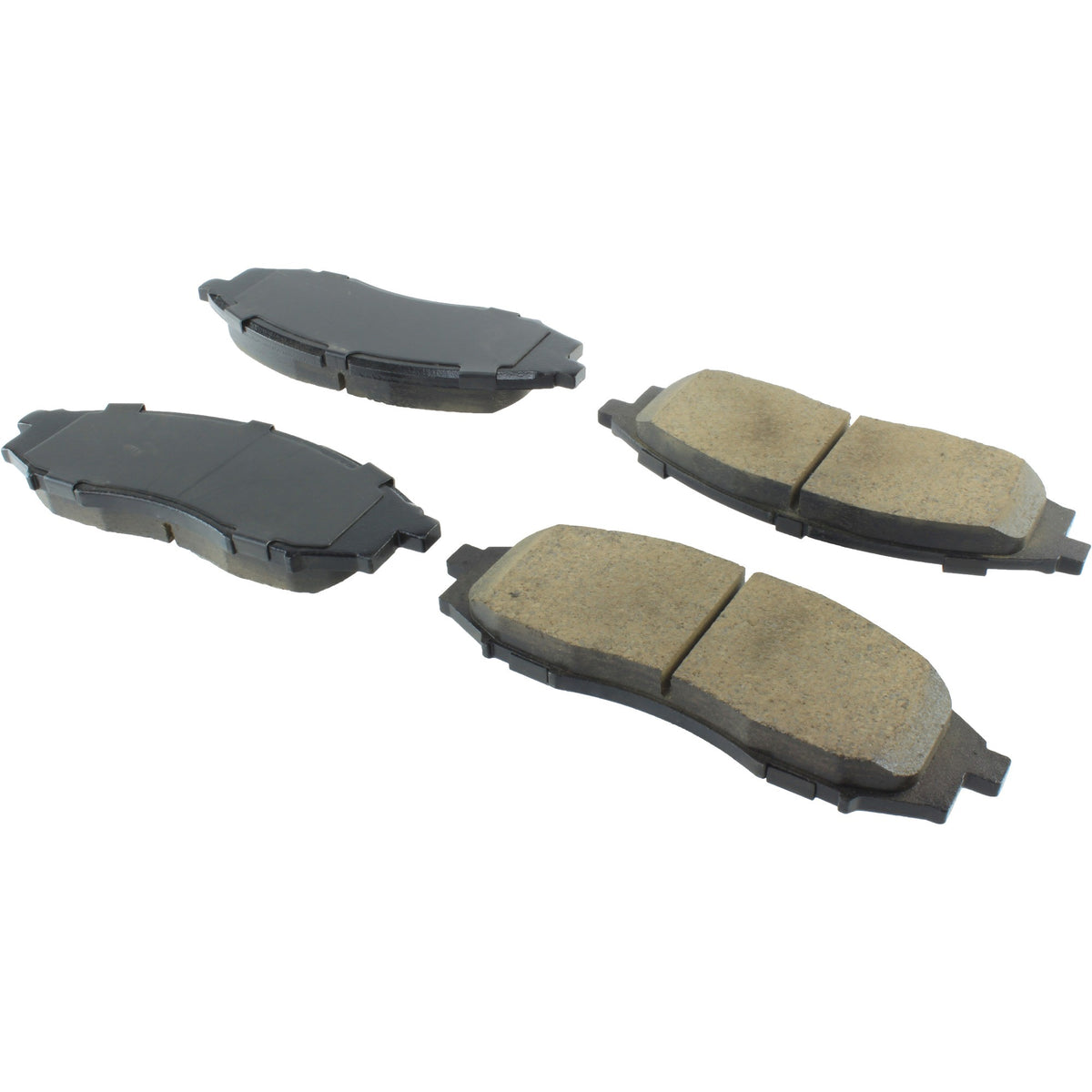 StopTech Street Brake Pads; Front With Shims