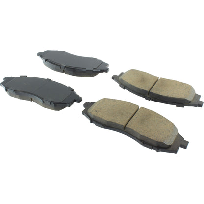 StopTech Street Brake Pads; Front With Shims