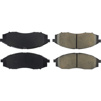 StopTech Street Brake Pads; Front With Shims