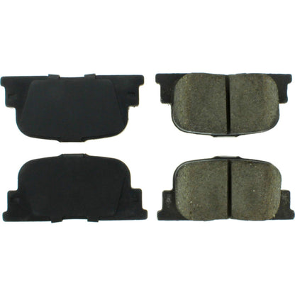 StopTech Street Brake Pads; Rear With Shims