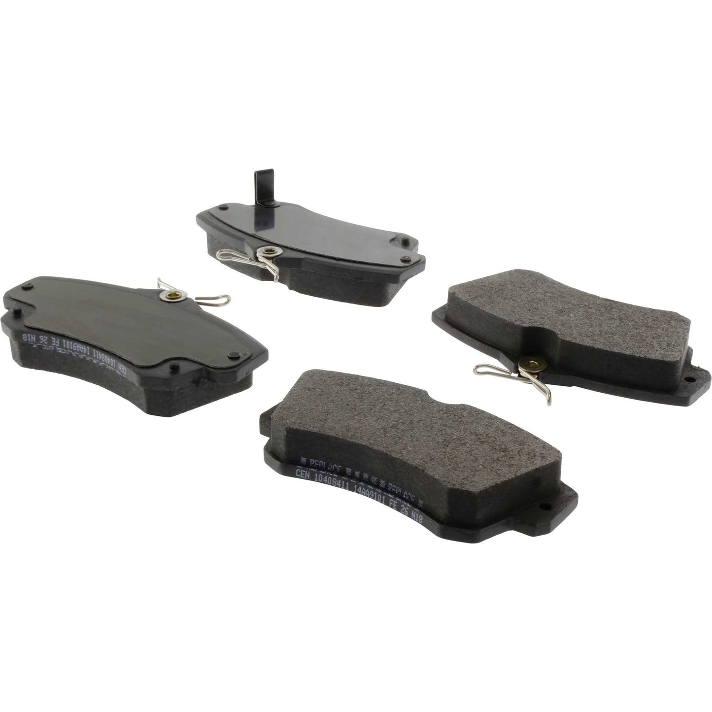 StopTech Street Brake Pads; Front With Shims And Hardware