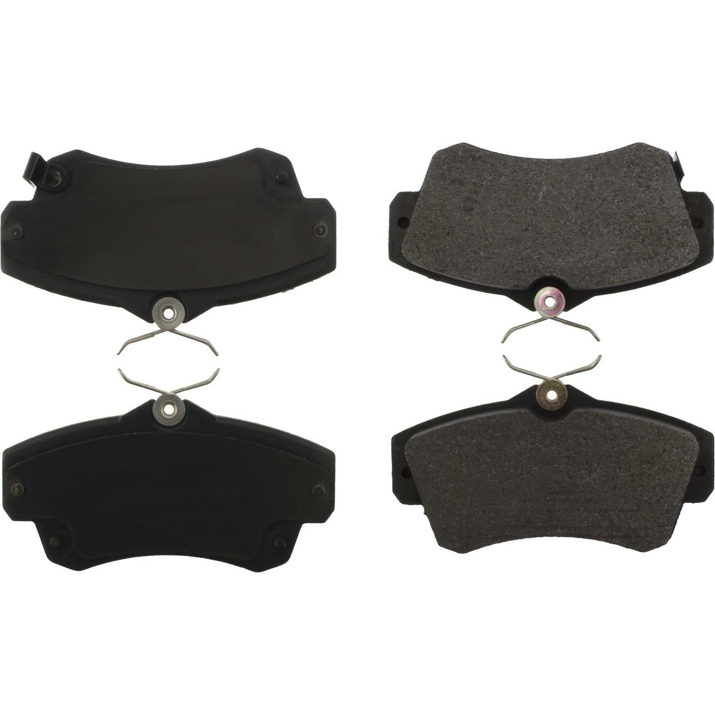 StopTech Street Brake Pads; Front With Shims And Hardware