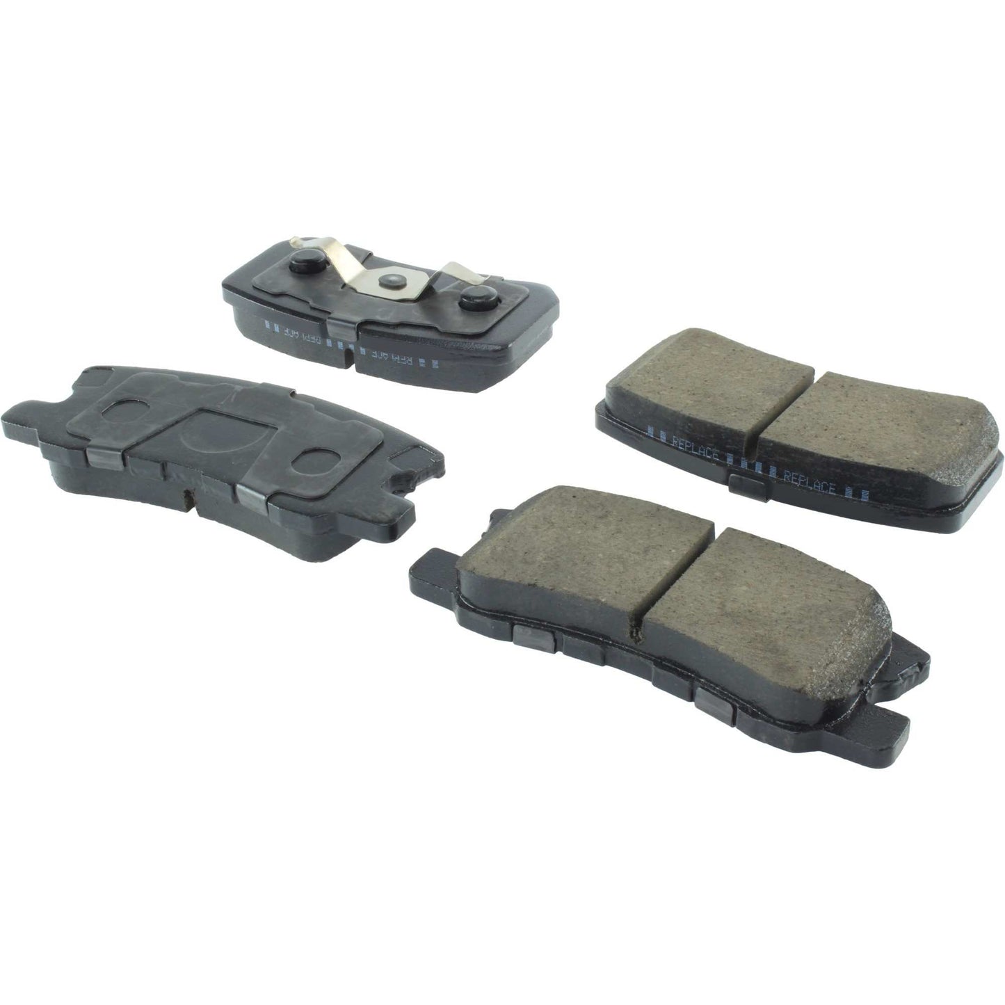 StopTech Street Brake Pads; Rear With Shims And Hardware