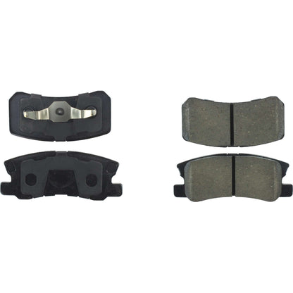 StopTech Street Brake Pads; Rear With Shims And Hardware