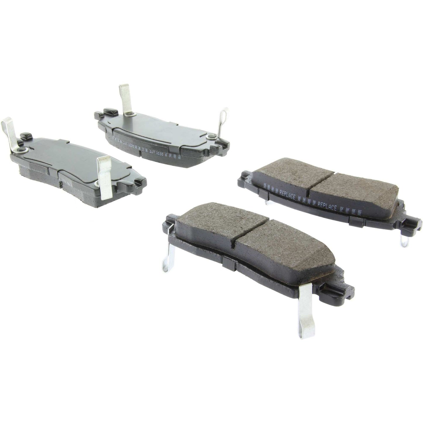 StopTech Street Brake Pads; Rear With Shims And Hardware