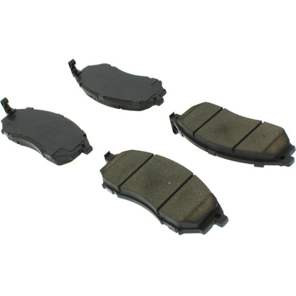 StopTech Street Brake Pads; Front With Shims