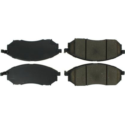 StopTech Street Brake Pads; Front With Shims