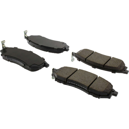 StopTech Street Brake Pads; Front With Shims And Hardware