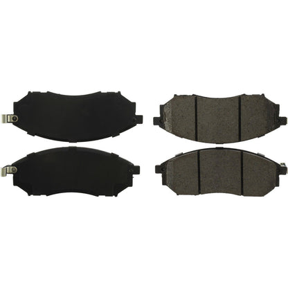 StopTech Street Brake Pads; Front With Shims And Hardware