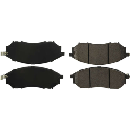 StopTech Street Brake Pads; Front With Shims And Hardware