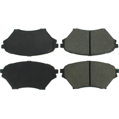 StopTech Street Brake Pads; Front With Shims