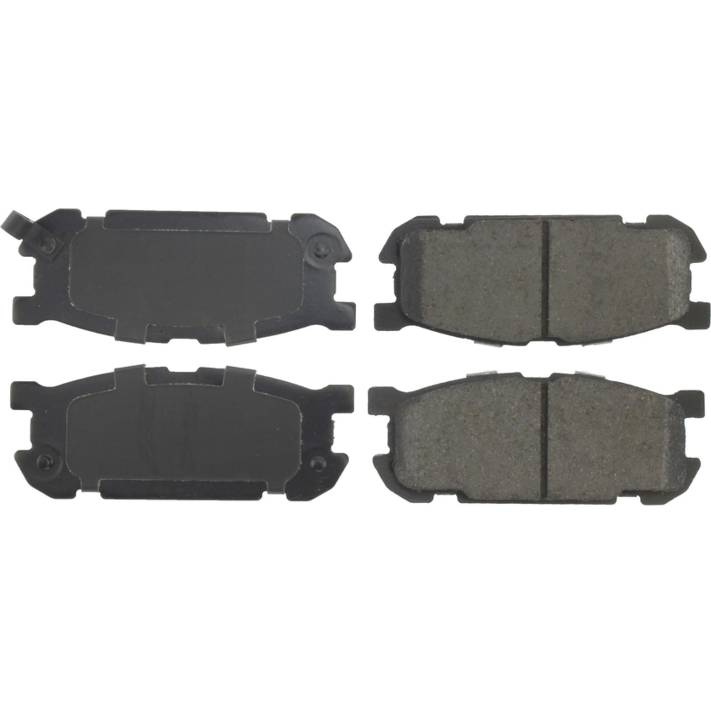 StopTech Street Brake Pads; Rear With Shims