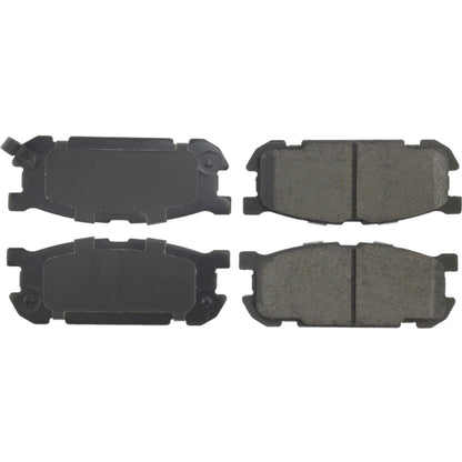 StopTech Street Brake Pads; Rear With Shims