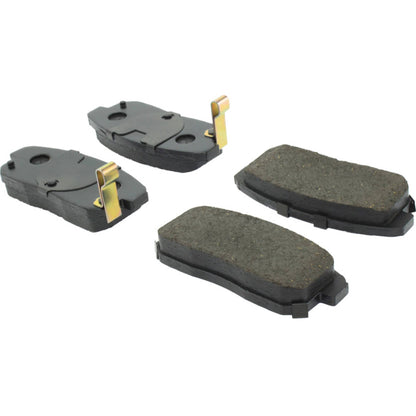 StopTech Street Brake Pads; Rear With Shims
