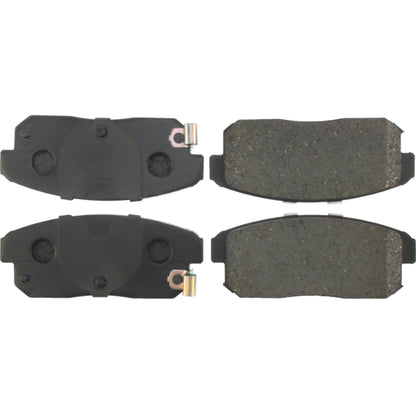StopTech Street Brake Pads; Rear With Shims