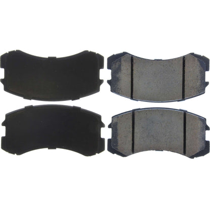 StopTech Street Brake Pads; Front With Shims
