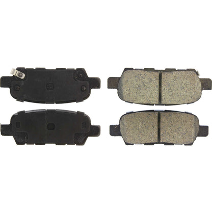StopTech Street Brake Pads; Rear With Shims