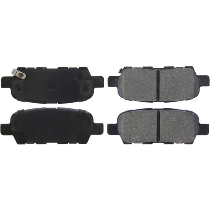 StopTech Street Brake Pads; Rear With Shims