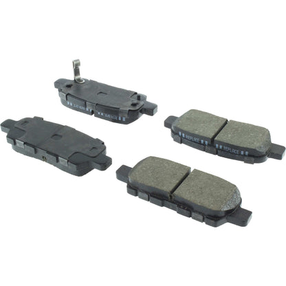 StopTech Street Brake Pads; Rear With Shims And Hardware