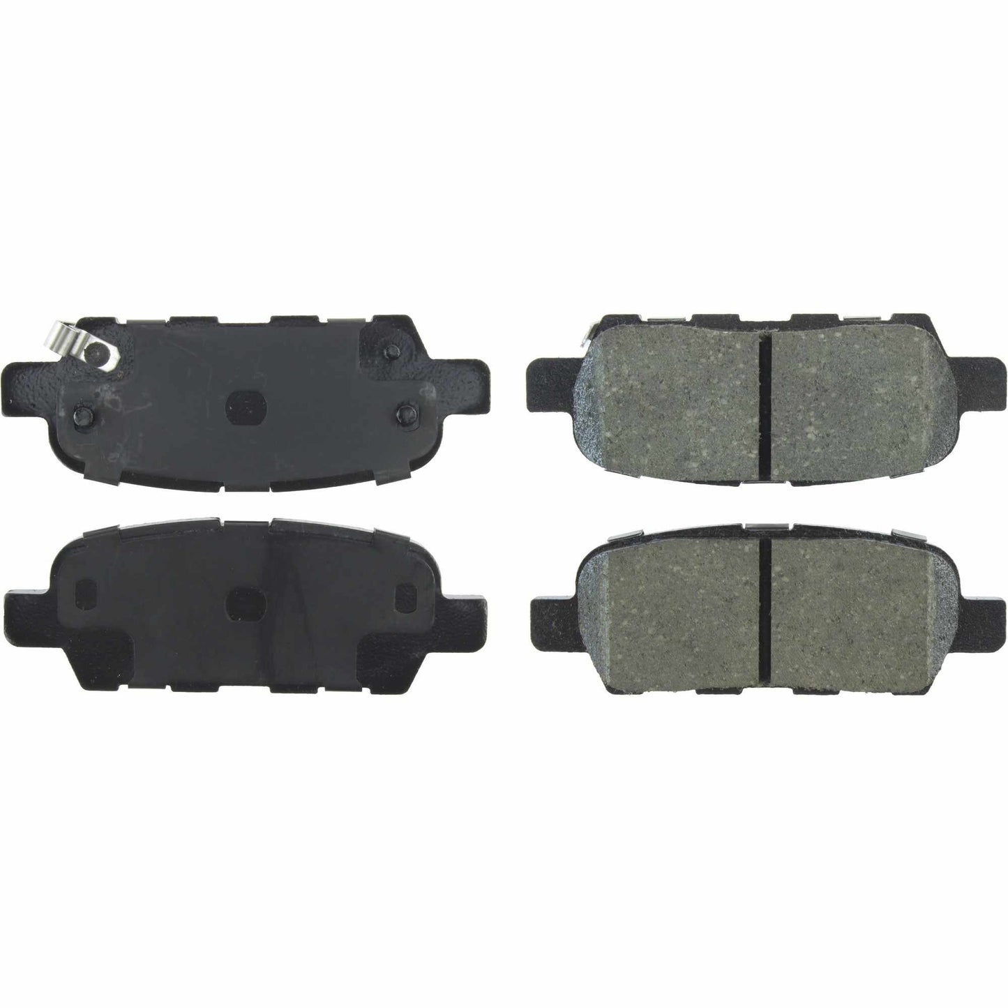 StopTech Street Brake Pads; Rear With Shims And Hardware