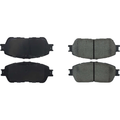 StopTech Street Brake Pads; Front With Shims And Hardware