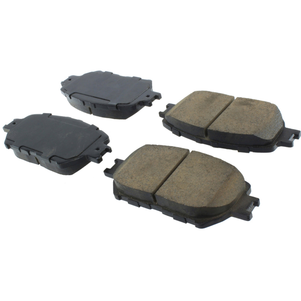 StopTech Street Brake Pads; Front With Shims