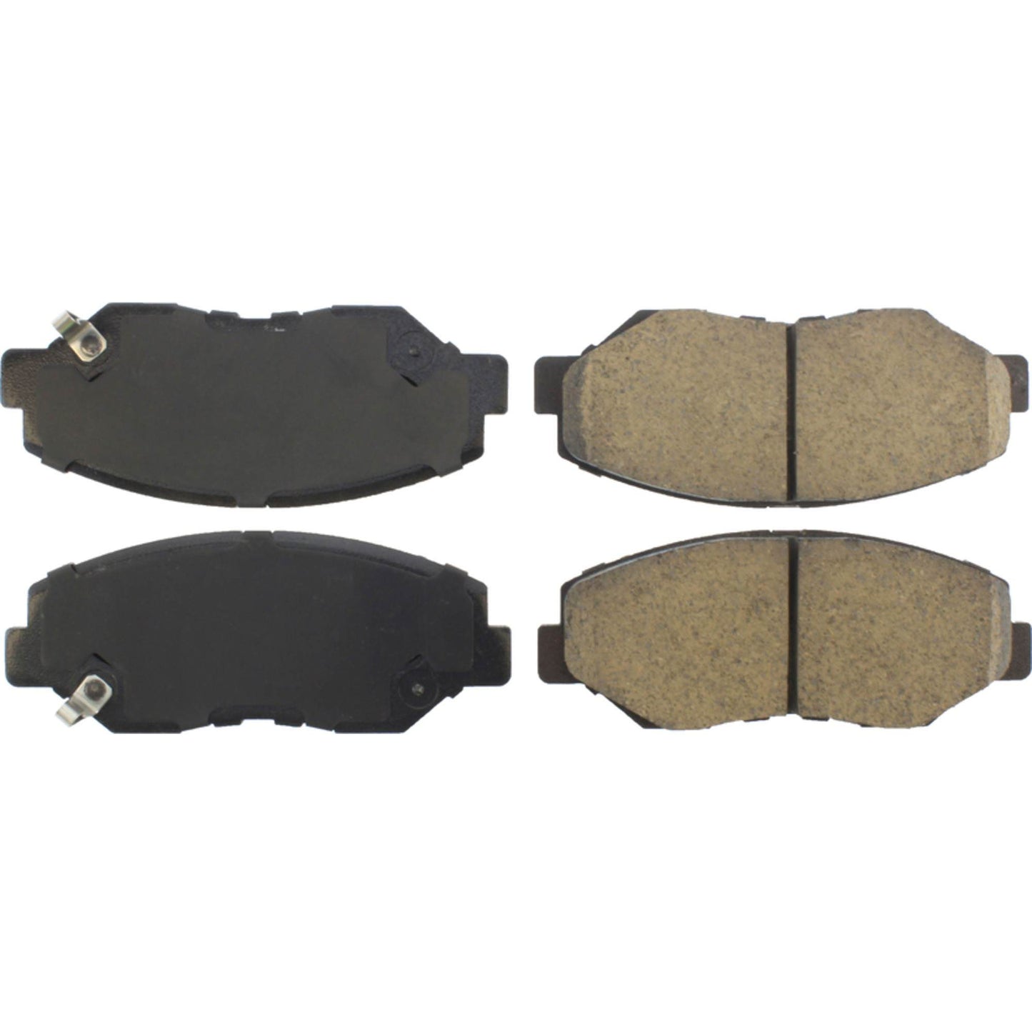 StopTech  Street Brake Pads; Front With Shims