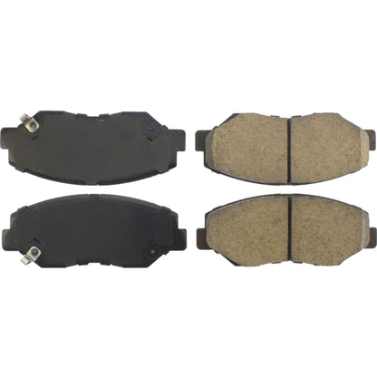 StopTech  Street Brake Pads; Front With Shims