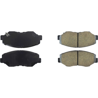 StopTech Street Brake Pads; Front With Shims