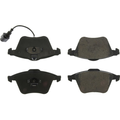 StopTech Street Brake Pads; Front With Shims