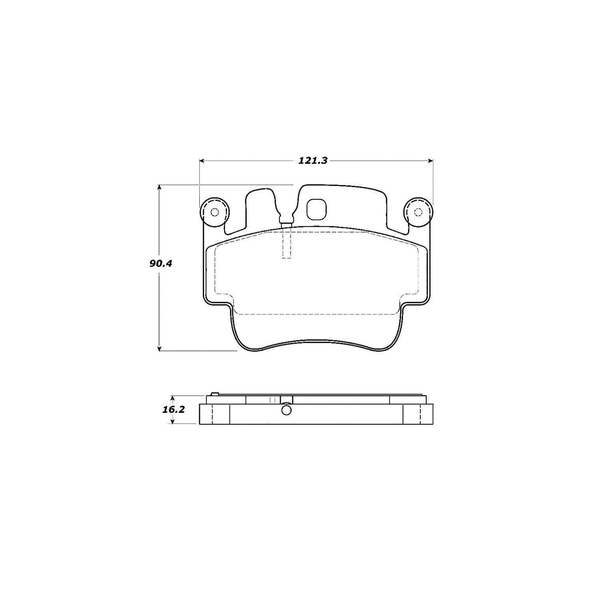 StopTech Street Brake Pads; Front, Rear With Shims