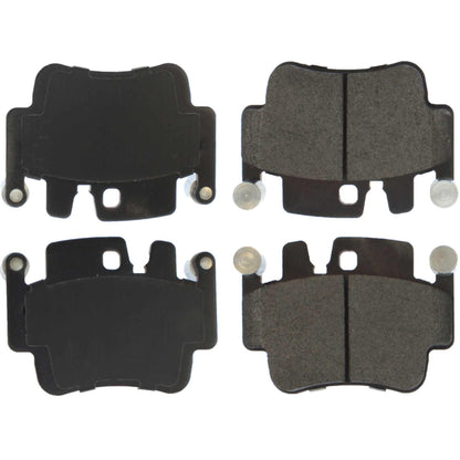 StopTech Street Brake Pads; Front, Rear With Shims