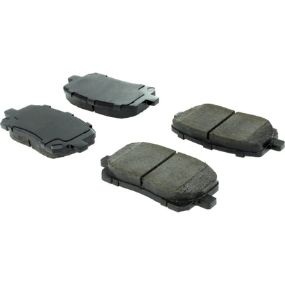 StopTech Street Brake Pads; Front With Shims