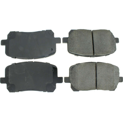 StopTech Street Brake Pads; Front With Shims