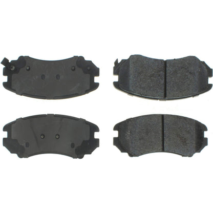 StopTech Street Brake Pads; Front With Shims