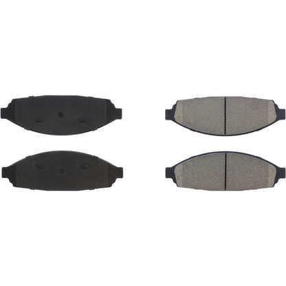 StopTech Street Brake Pads; Front With Shims